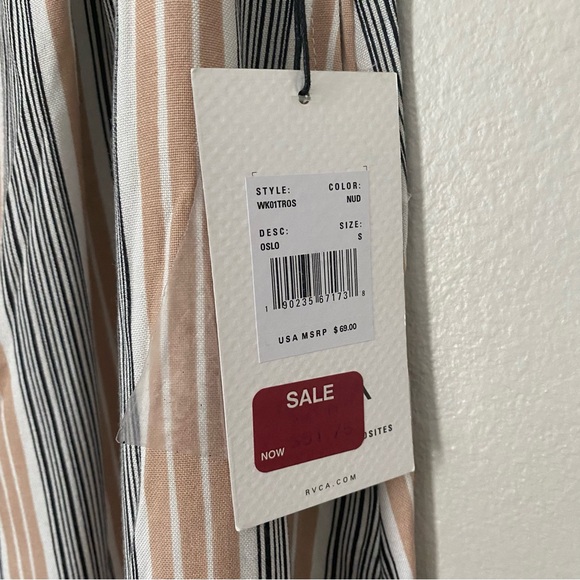 RVCA Oslo Striped Midi Skirt Small - Picture 5 of 7